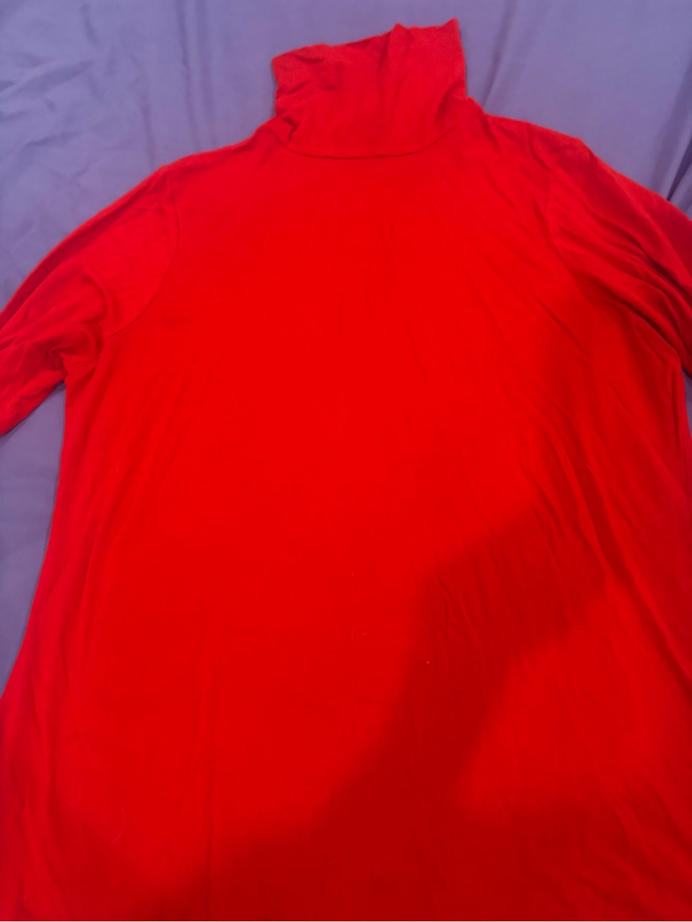 Tahari Red Turtleneck Women's Top